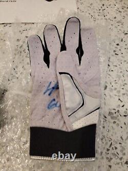 David Ortiz Autographed Signed Game Used GU Batting Gloves COA