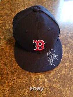 David Ortiz Game Used Autographed Hat