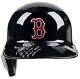 David Ortiz Signed Game Used Red Sox Helmet From Final Home Opener Jsa & Mlb Coa