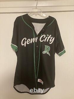 Dayton Dragons Gem City Chase Petty Game Used and Autographed Jersey