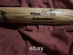 Dennis Eckersley Signed Autographed Cardinals Baseball Game Used Bat Oakland HOF