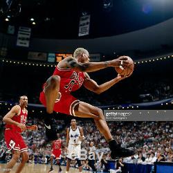 Dennis Rodman 1996 Game Used Signed Bulls Champion Seasons Shoes Apparent Match
