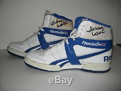 Dennis Rodman Game Used Worn Signed Detroit Pistons NBA Sneakers Proof