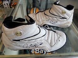 Dennis Rodman Signed Game Used Nike Basketball Shoes 1995-96 Bulls Season WOW