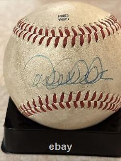 Derek Jeter Signed Game Used Baseball Autograph Auto Steiner MLB hologram Rehab