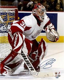 Detroit Red Wings Goalie CURTIS JOSEPH Cujo game used catcher glove signed withLOA