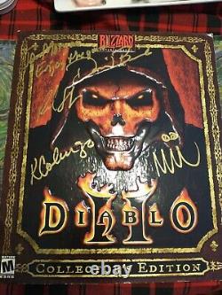 Diablo 2 Collector's edition SIGNED multiple signatures