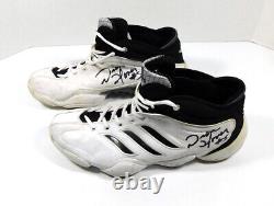Dion Glover Multi-Signed Game Used Adidas Basketball Shoes 2 JSA Autos YY79280