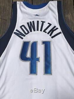 Dirk Nowitzki Dallas Mavericks Game Used Worn Pro Cut Autographed PSA/DNA Jersey