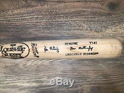 Don Mattingly Game Used And Signed Bat 1986-1989 With PSA Yankees