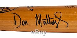 Don Mattingly Signed Pro Model Game Used Yankees Louisville Slugger Bat Marlins