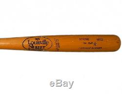 Don Mattingly Signed Pro Model Game Used Yankees Louisville Slugger Bat Marlins