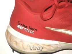 Doug Nikhazy Ole Miss Rebels Game Worn Used Signed Rebs Nike Cleats Guardians