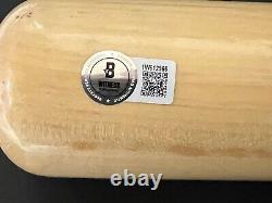 Drew Gilbert Mets Auto Signed 2023 Game Used Non Cracked Bat Beckett Hologram