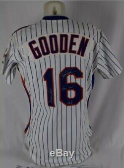 Dwight Gooden 1986 Game Used Signed NY Mets Jersey JSA Beckett LOAs