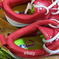 ERICK FEDDE WASHINGTON NATIONALS GAME Used Cleats Autographed