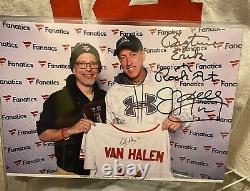 Eddie Van Halen Game Used Signed Jim Kelly Charity Softball Jersey Jim Auto Also