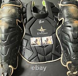Edgar Quero Chicago White Sox Auto Signed 2023 Game Used Catchers Gear Set