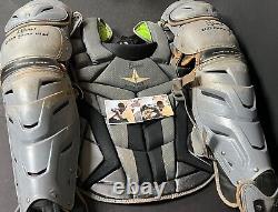 Edgar Quero Chicago White Sox Auto Signed 2023 Game Used Catchers Gear Set
