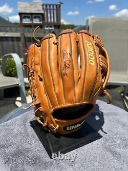 Evan Longoria Game Used Wilson A2000 EL3 Baseball Glove Signed Auto 11.75HOF