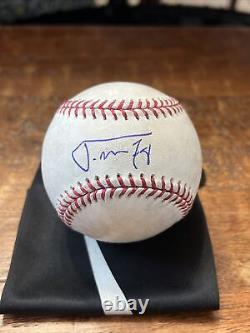 Felix Bautista Signed Game Used Baseball JSA Coa Orioles Autographed