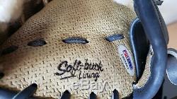 Felix Hernandez Signed Game Used Pitching Glove Full PSA/DNA Letter Mariners