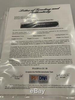 Fernando Tatis Jr. San Diego Padres Game Used Bat 2019 Signed HR # 19 PSA 10