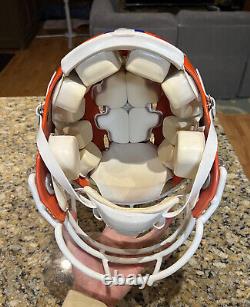 Florida Gators Game Used Helmet Jeff Demps Worn 2008 2009 Sparkle Orange Signed