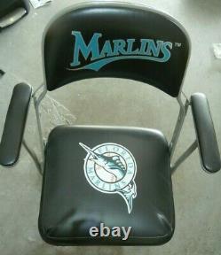 Florida Marlins Autographed Game Used Locker Room Chair