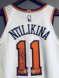 Frank Ntilikina New York Knicks 12/14/17 Signed Game Used Worn Jersey (STEINER)