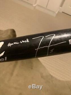 Freddie Freeman 2019 Game Used Bat Signed and MLB Authenticated