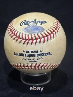 GAME USED Mariano Rivera Final Out Signed/Insc. Baseball Yankees Steiner COA