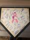 Game Used Mother's Day Home Plate Signed Loa Detroit Tigers