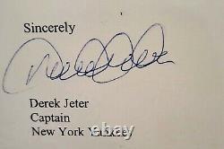 Game Used Signed 2006 Derek Jeter batting glove Steiner Cert + letter from Jeter