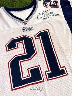 Game Worn Used New England Patriots JR Redmond Signed 2000 NFL Football Jersey