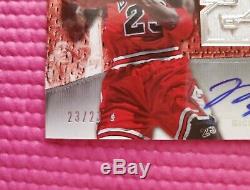 Game used autograph Michael Jordan 1/1 auto jersey card 23/23 rare autographed