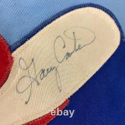 Gary Carter 1974 MLB Debut Rookie Game Used Signed Montreal Expos Jersey SIA COA