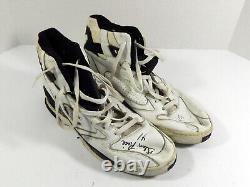 Glen Rice Signed Game Used Champion Shoes Charlotte Hornets Auto