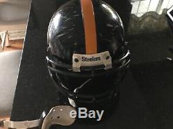 Greg Lloyd Autographed Pittsburgh Steelers Game Used Riddell Helmet