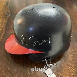 Greg Maddux Atlanta Braves Signed Game Used Helmet Hunt