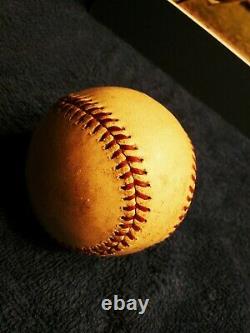 Hank Aaron autographed baseball Original Signed 1958 Game Used baseball Braves