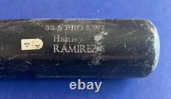 Hanley Rameriz Signed Game Used Cracked Baseball Bat MLB COA n9s