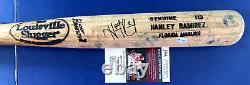 Hanley Ramirez Signed Game Used Baseball Bat JSA AU08459 n9s