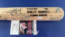 Hanley Ramirez Signed Game Used Baseball Bat JSA AU08459 n9s