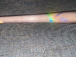 Hedbert Perez Milwaukee Brewers Signed Auto 2021 Game Used Cracked Bat