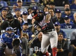 Howie Kendrick Game Used Bat NLDS Signed Washington Nationals World Series