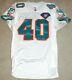 Irving Spikes #40 Signed Auto Miami Dolphins Game Used 1994 75th Ann. Jersey