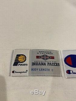 Indiana Pacers Game Used Warm Up Warm-Up Signed By Reggie Miller