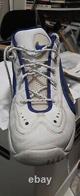 Indiana Pacers Reggie Miller #31 Signed Game Used Worn White Nike Sneaker