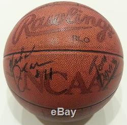 Iowa Hawkeyes 1987 Elite 8 Game Used and Autographed Spalding NCAA Basketball